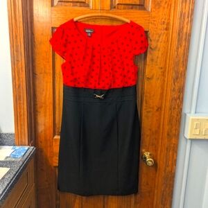 Polka Dot Cocktail Dress Size 10